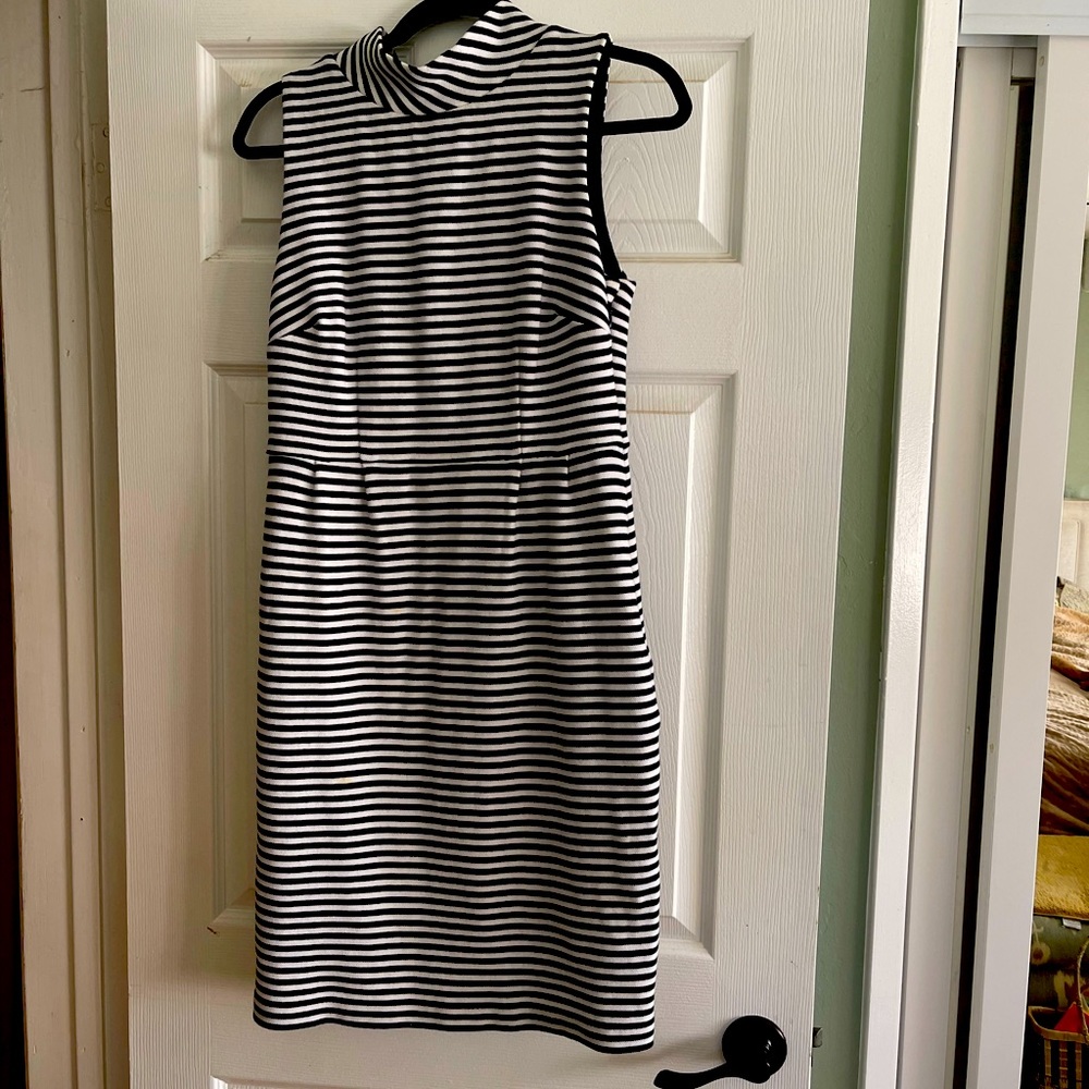 Boden, Navy & White Stripred Dress